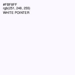 #FBF8FF - White Pointer Color Image